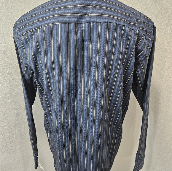 Van Heusen Studio slim fit men's button longsleeve large - Picture 4 of 6